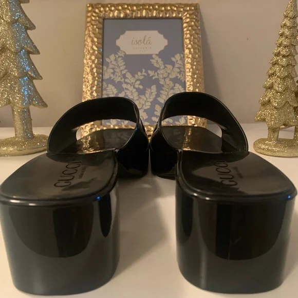 GUCCI Black Rubber Mules! - Picture 4 of 7